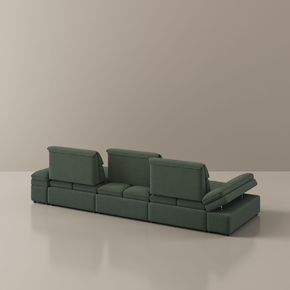 VerdeFlex Deep Modular Sectional Sofa - Exclusivia