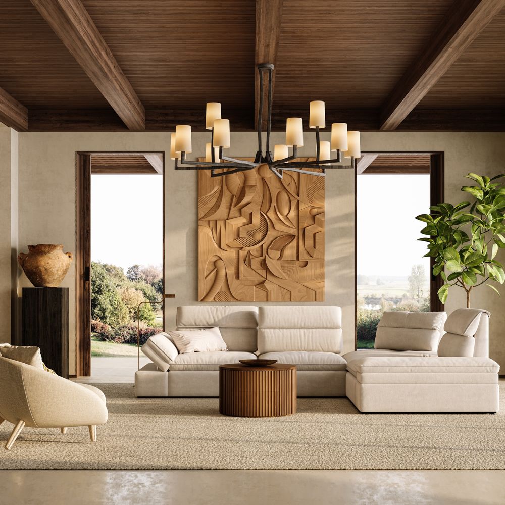 VerdeFlex Deep Modular Sectional Sofa - Exclusivia