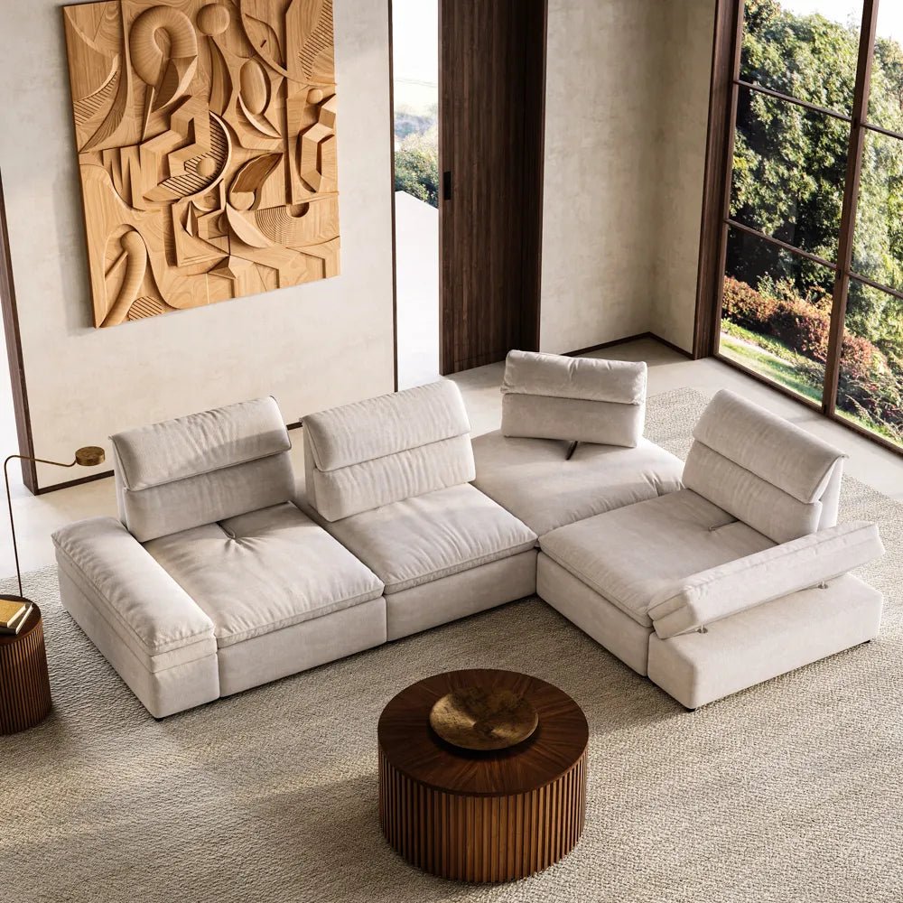 VerdeFlex Deep Modular Sectional Sofa - Exclusivia