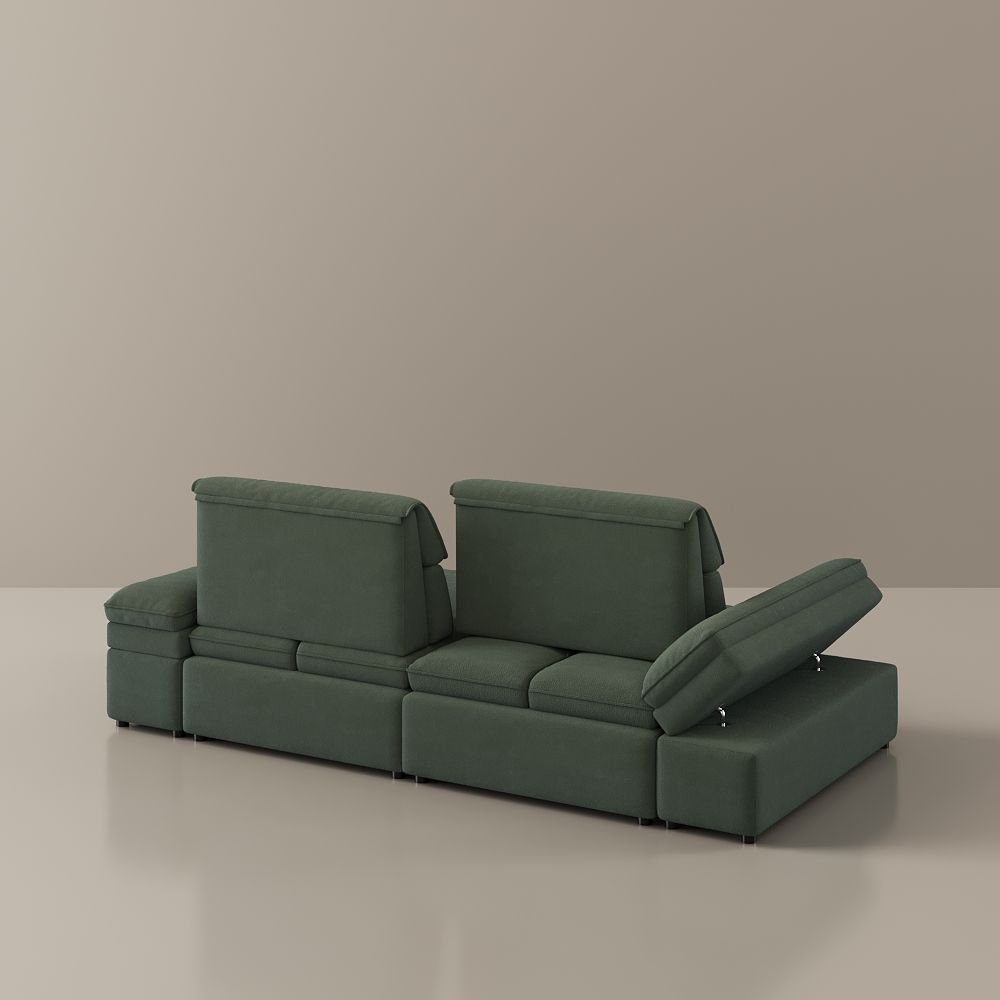 VerdeFlex Deep Modular Sectional Sofa - Exclusivia