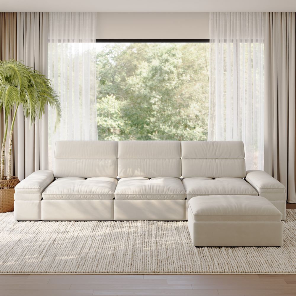 VerdeFlex Deep Modular Sectional Sofa - Exclusivia