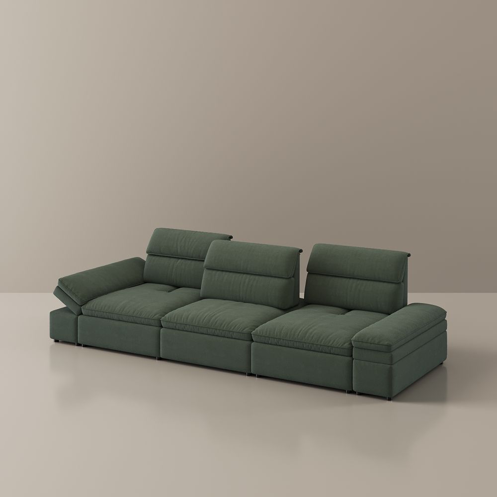 VerdeFlex Deep Modular Sectional Sofa - Exclusivia