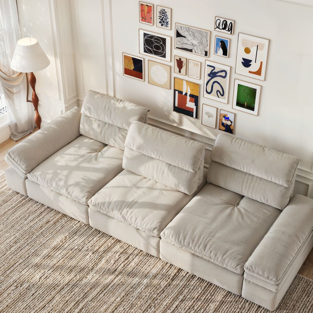 VerdeFlex Deep Modular Sectional Sofa - Exclusivia