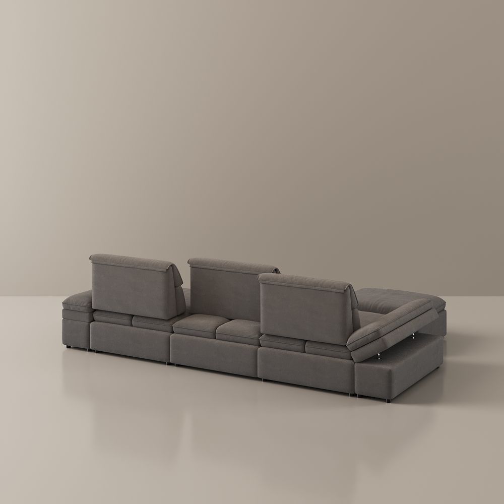VerdeFlex Deep Modular Sectional Sofa - Exclusivia
