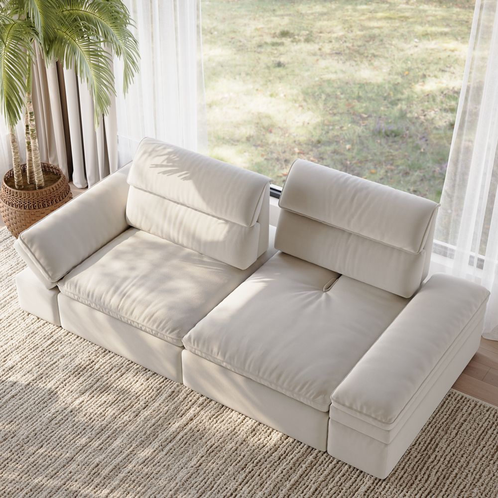 VerdeFlex Deep Modular Sectional Sofa - Exclusivia