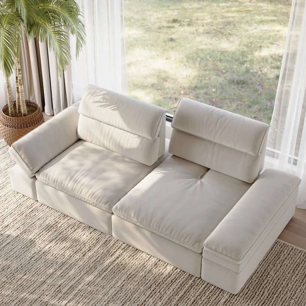 VerdeFlex Deep Modular Sectional Sofa - Exclusivia