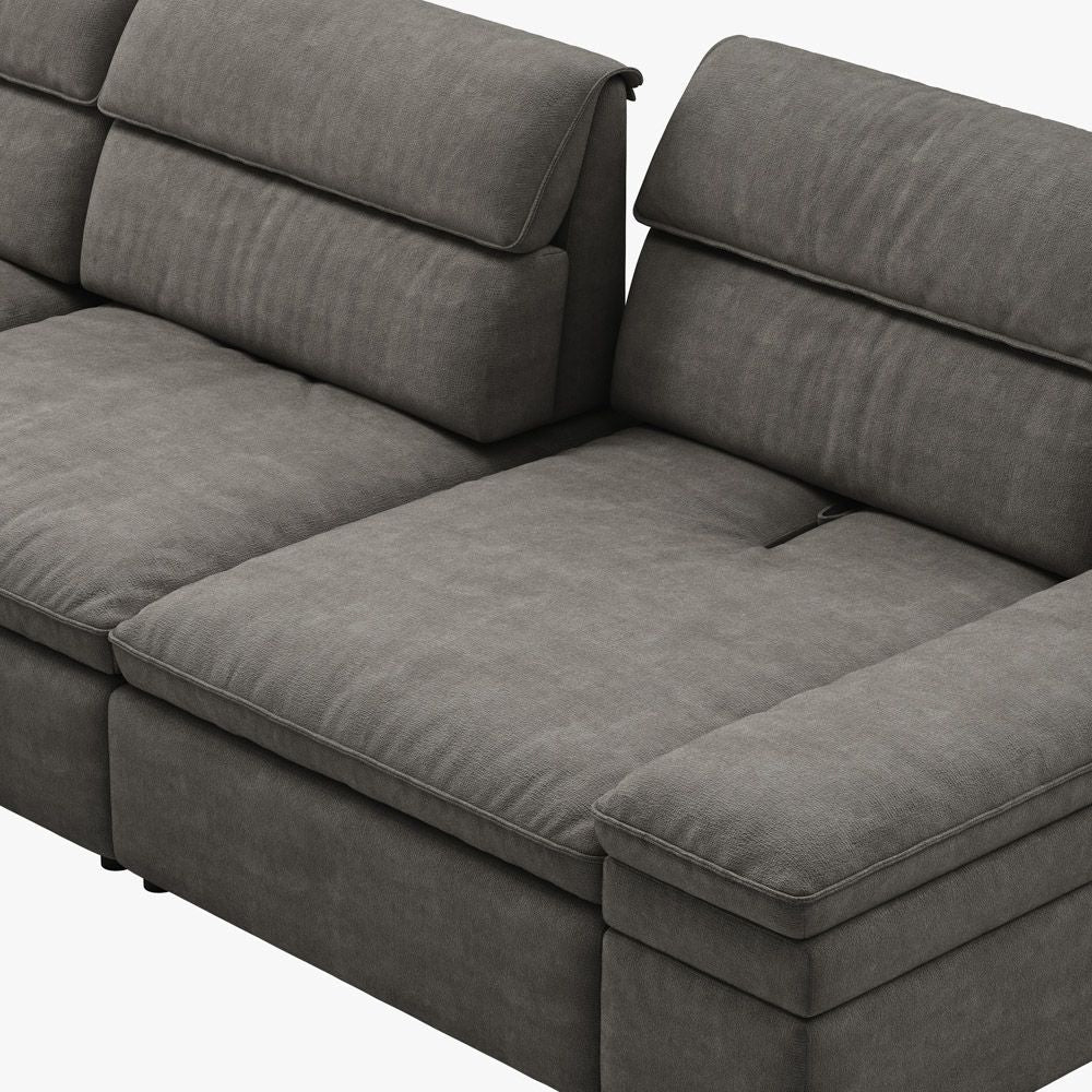 VerdeFlex Deep Modular Sectional Sofa - Exclusivia