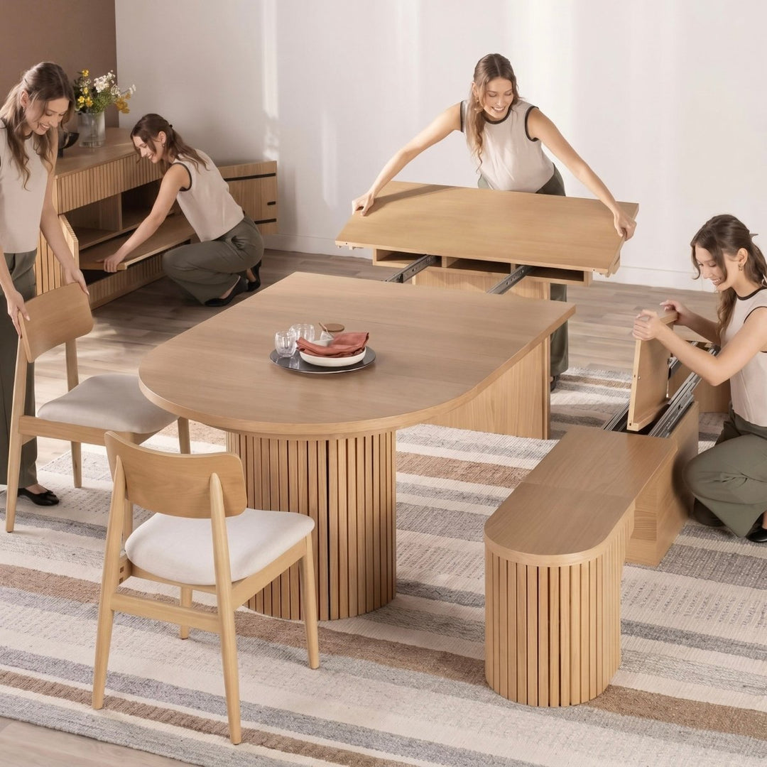 Versa Modern Extendable Dining Table - Exclusivia