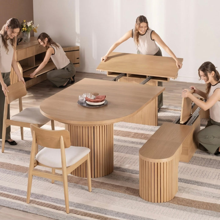 Versa Modern Extendable Dining Table - Exclusivia