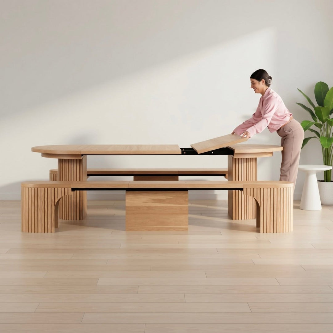 Versa Modern Extendable Dining Table - Exclusivia