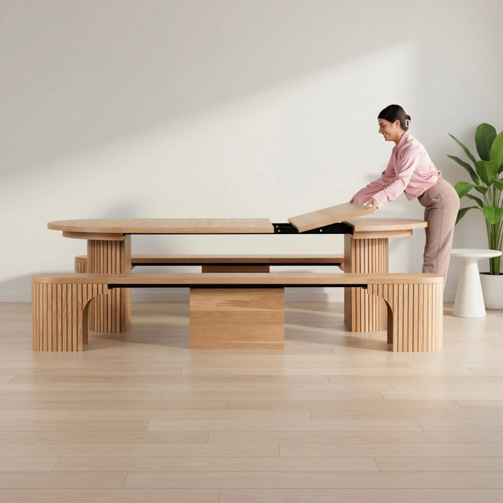 Versa Modern Extendable Dining Table - Exclusivia
