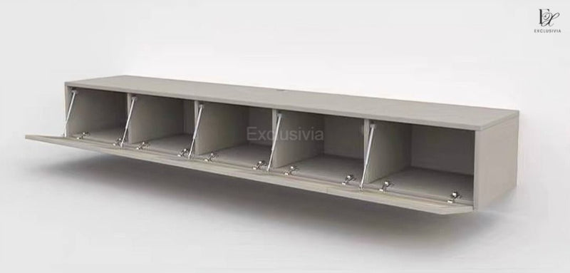 VERSO Modern Rattan TV Console - Exclusivia