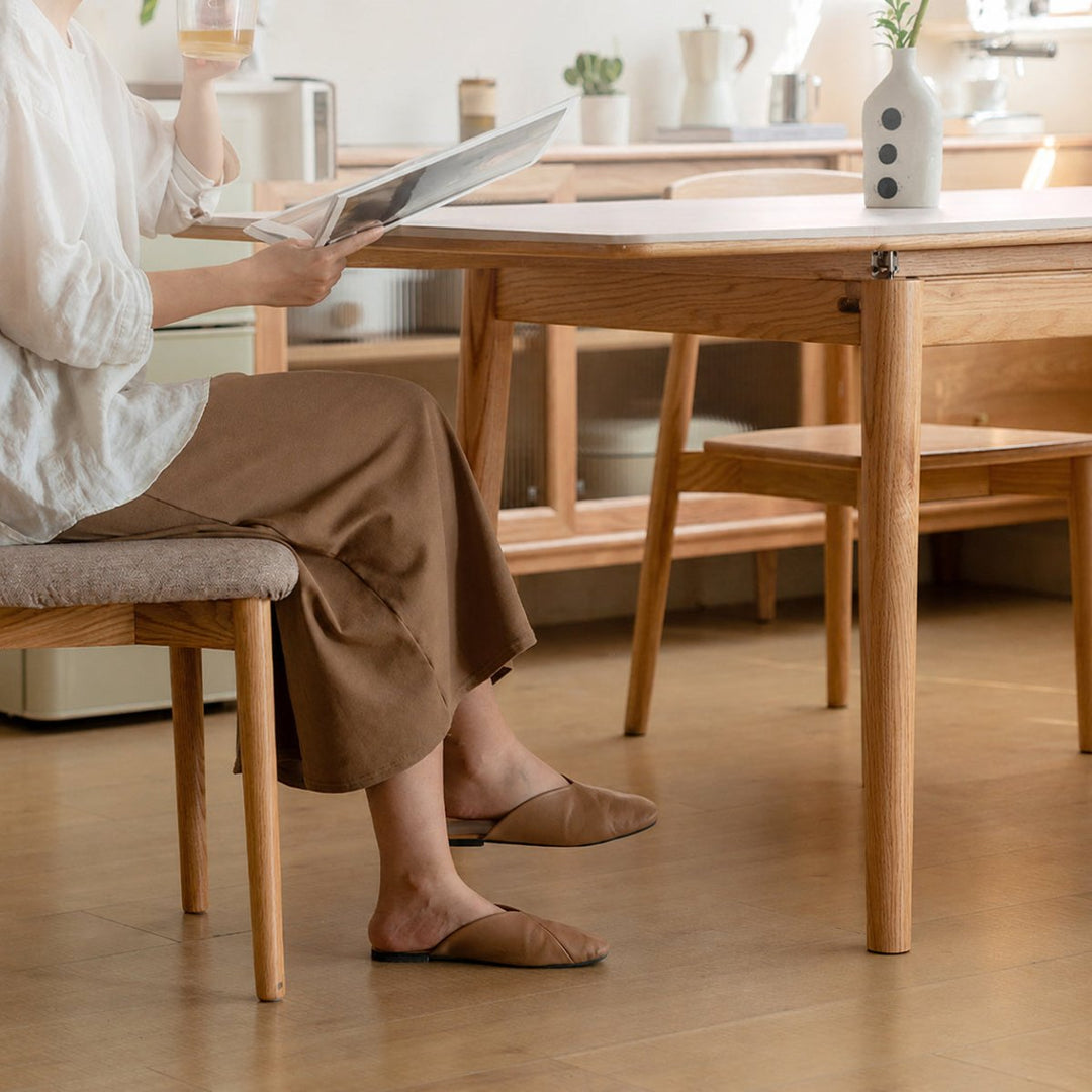 VEXEL Sintered Stone Extendable Dining Table - Exclusivia