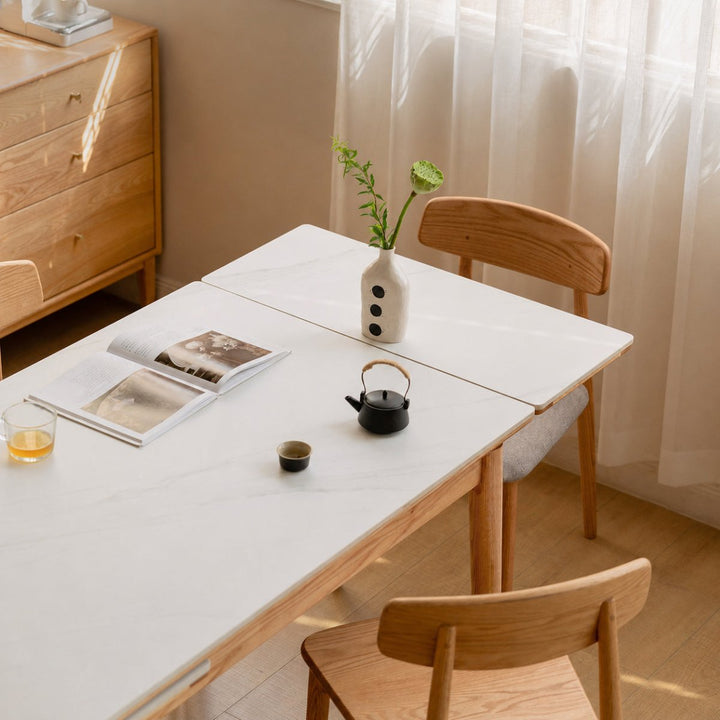 VEXEL Sintered Stone Extendable Dining Table - Exclusivia
