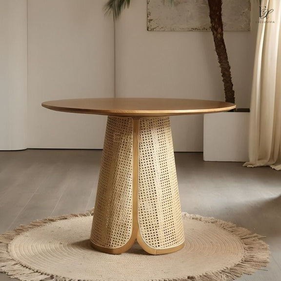 VILA Japandi Round Dining Table - Exclusivia