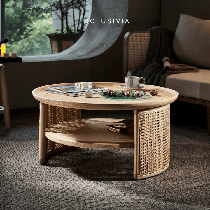 VINTANA Coffee Table Rattan - Exclusivia