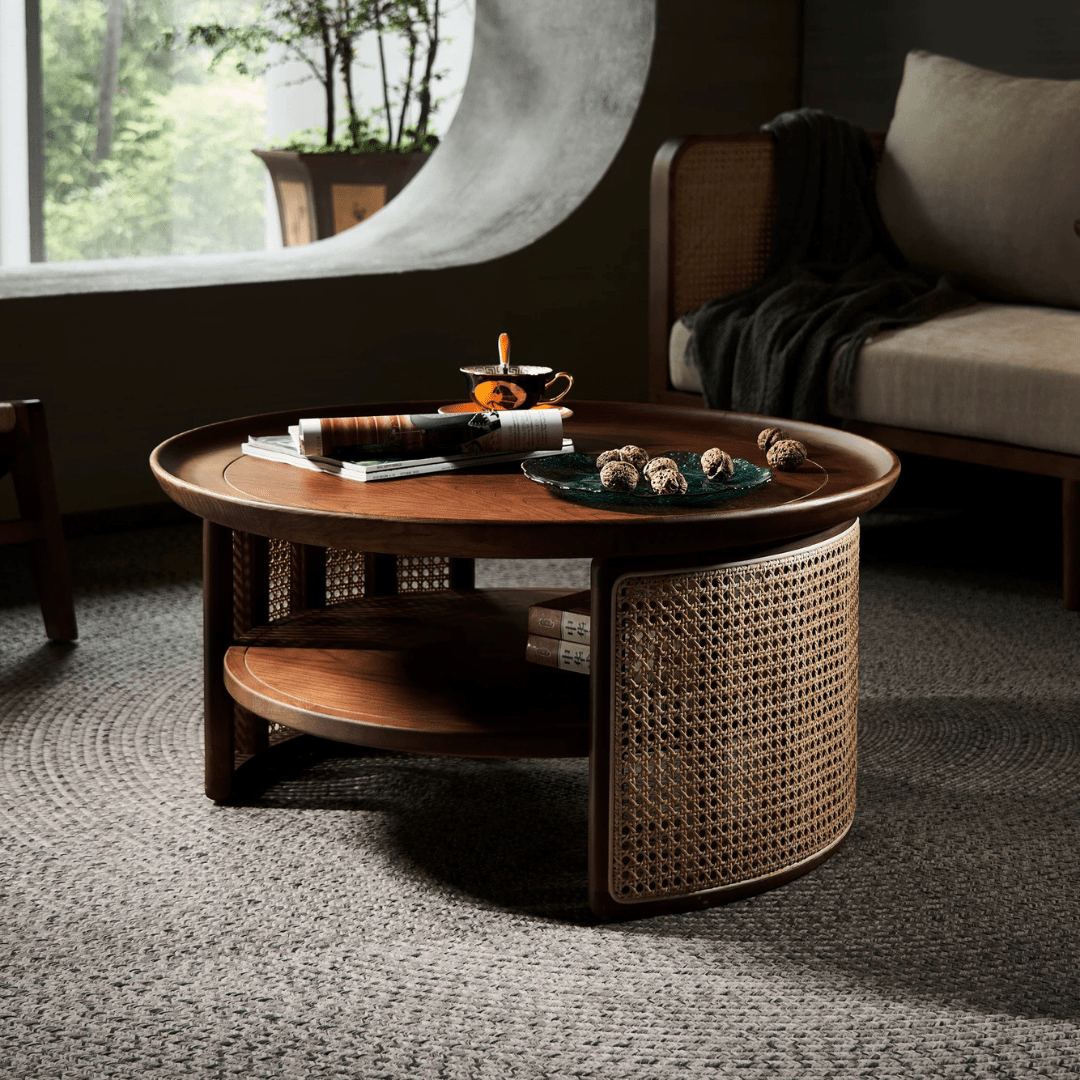 VINTANA Coffee Table Rattan - Exclusivia