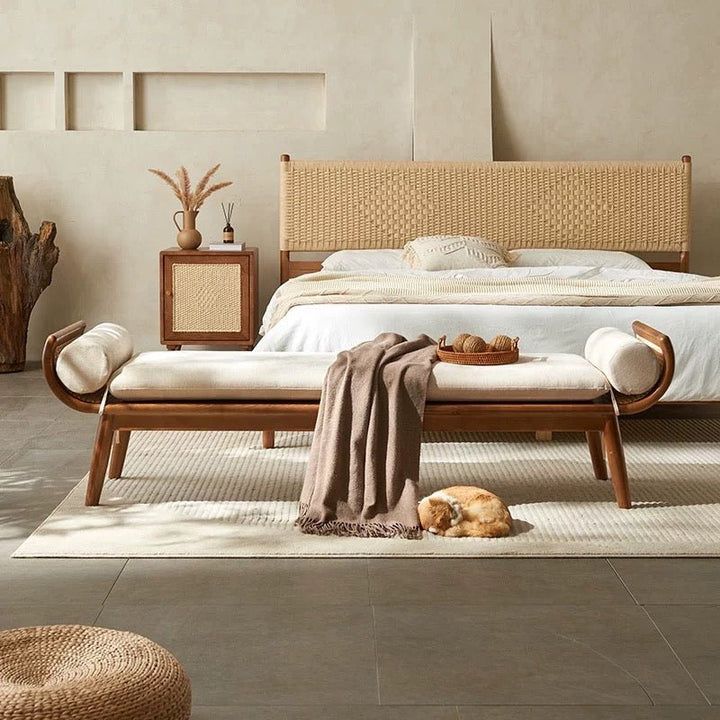 VINTANA Nordic Rattan Bed - End Bench - Exclusivia