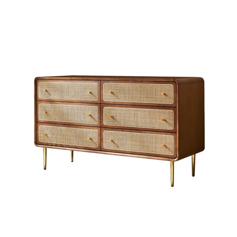 VINTANA Nordic Rattan Drawer Cabinet - Exclusivia