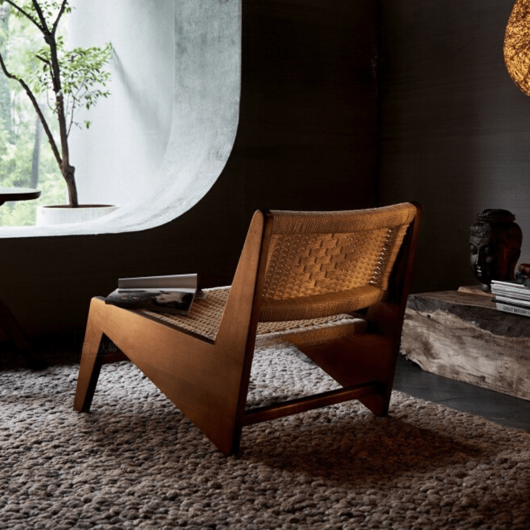 VINTANA Nordic Rattan Lounge Chair - Exclusivia