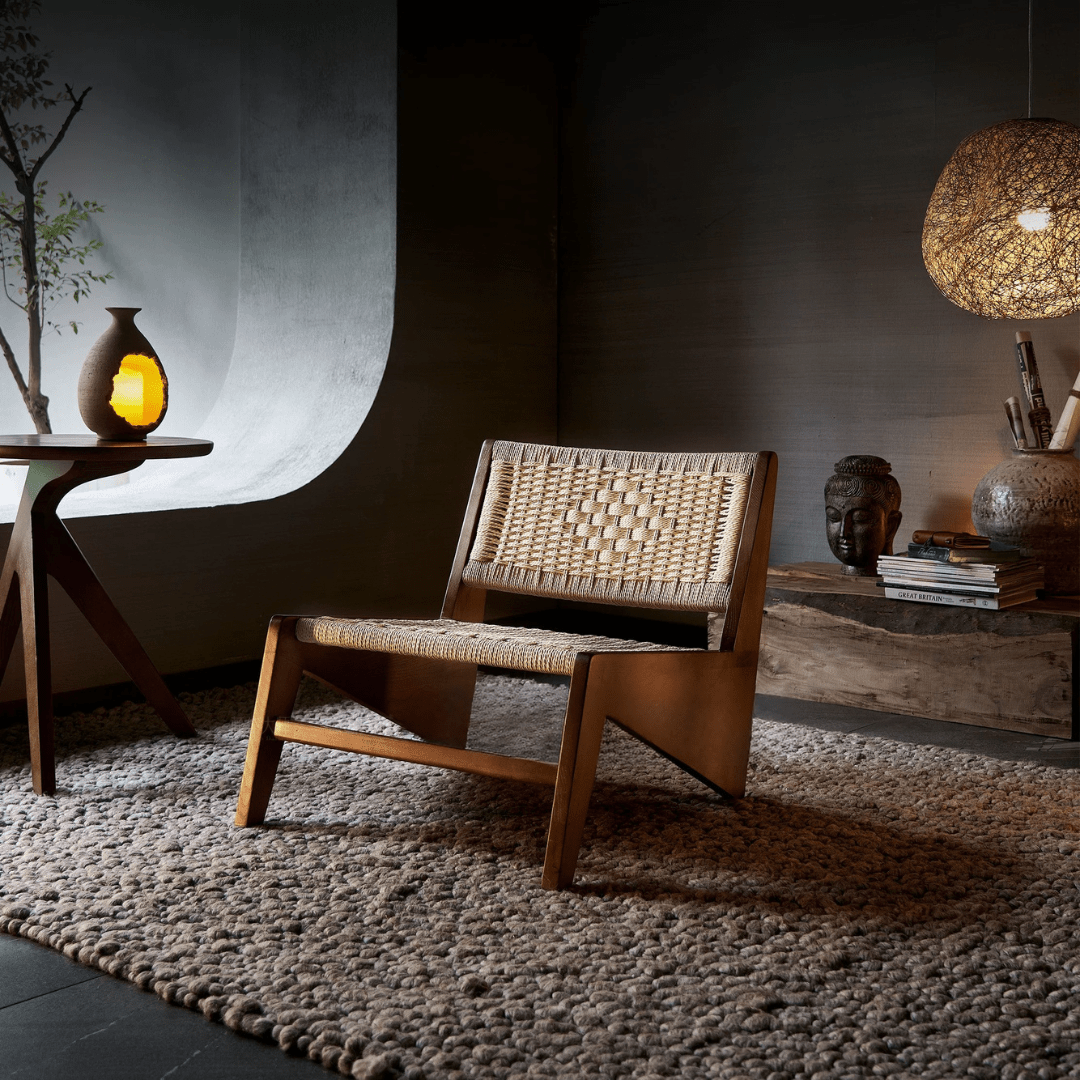 VINTANA Nordic Rattan Lounge Chair - Exclusivia