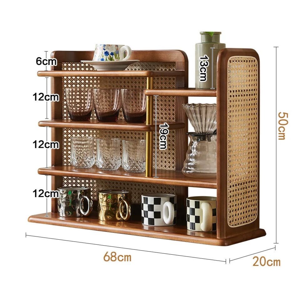 VINTANA Nordic Rattan Multi - Drawer Cabinet - Exclusivia
