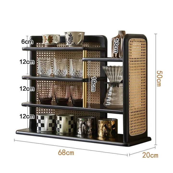 VINTANA Nordic Rattan Multi - Drawer Cabinet - Exclusivia