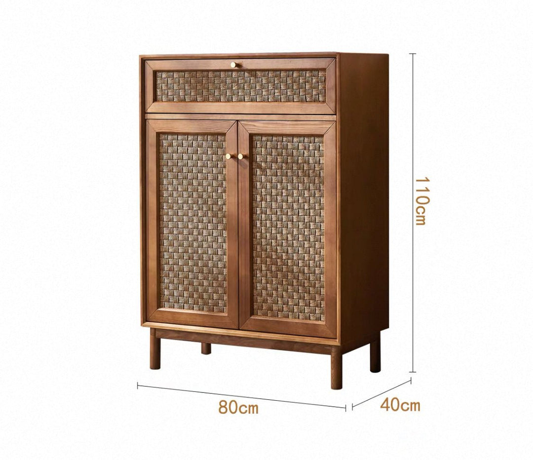VINTANA Nordic Rattan Shoe Cabinet VI - Exclusivia