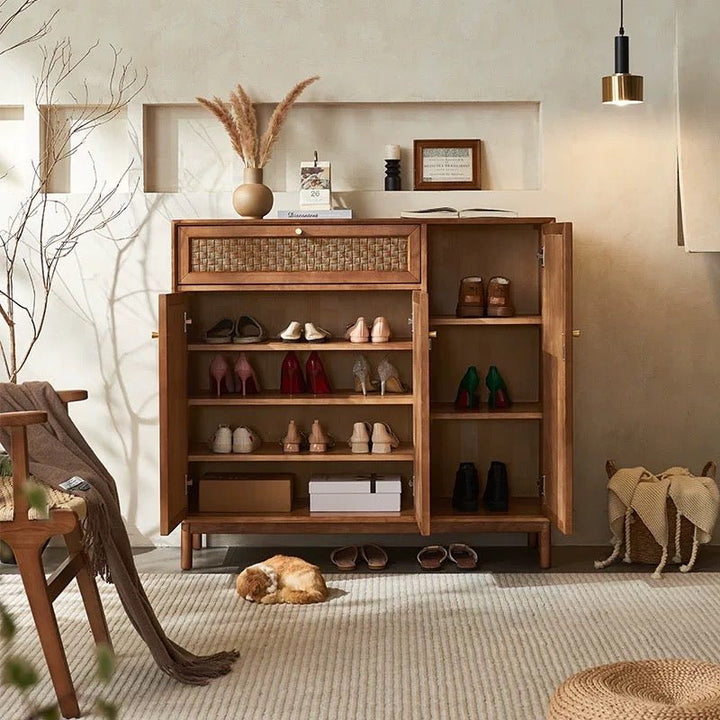 VINTANA Nordic Rattan Shoe Cabinet VI - Exclusivia
