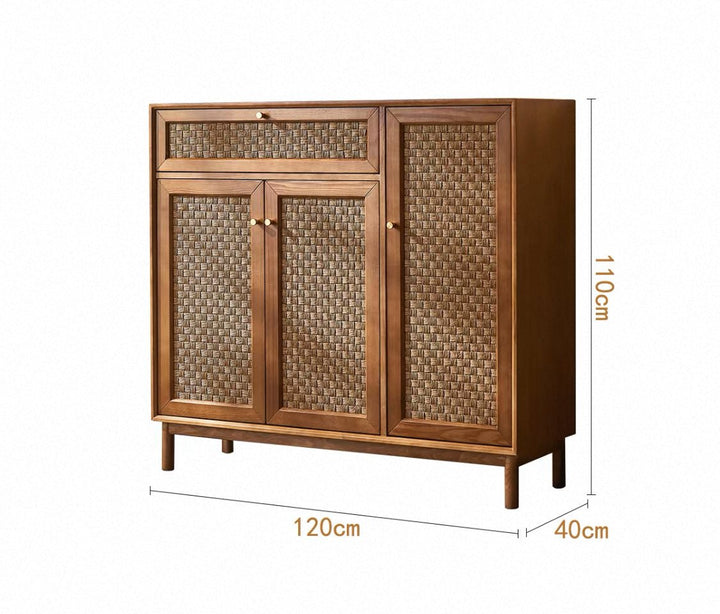 VINTANA Nordic Rattan Shoe Cabinet VI - Exclusivia