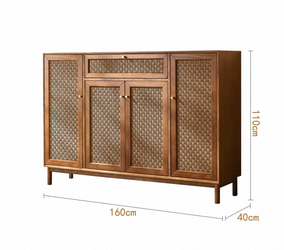 VINTANA Nordic Rattan Shoe Cabinet VI - Exclusivia