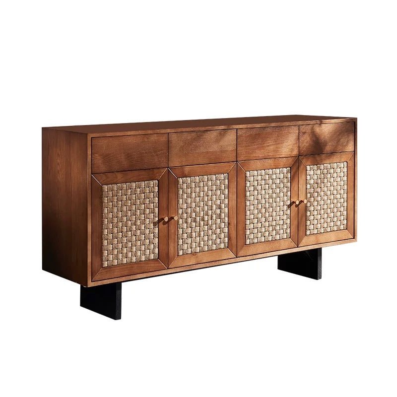 VINTANA Nordic Rattan Sideboard Cabinet - Exclusivia