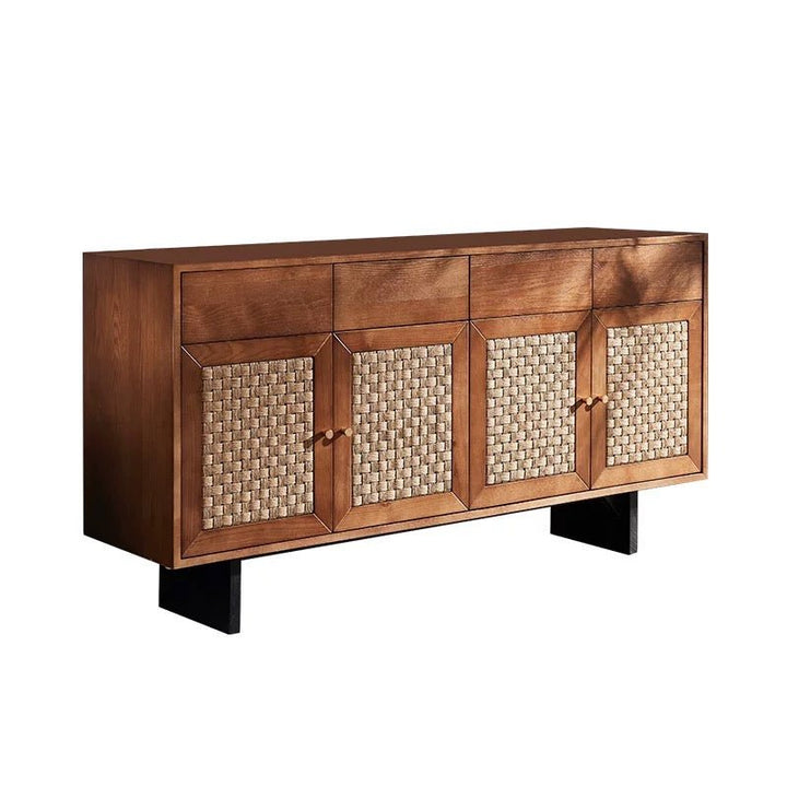VINTANA Nordic Rattan Sideboard Cabinet - Exclusivia