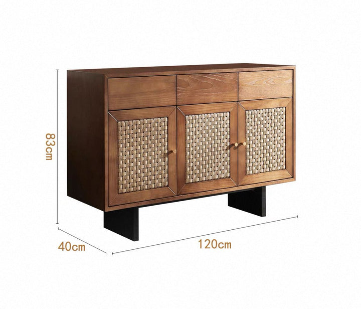 VINTANA Nordic Rattan Sideboard Cabinet - Exclusivia