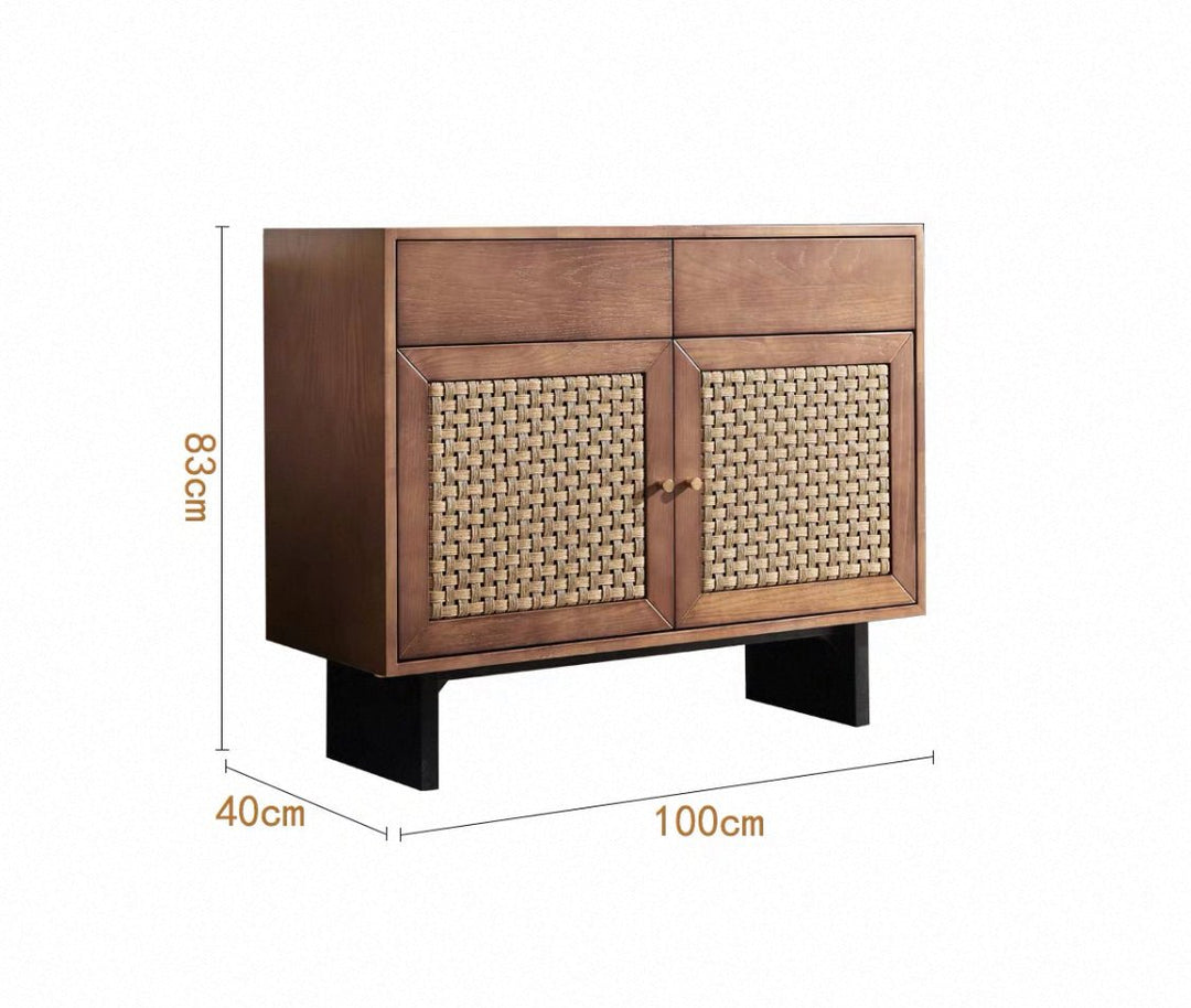 VINTANA Nordic Rattan Sideboard Cabinet - Exclusivia