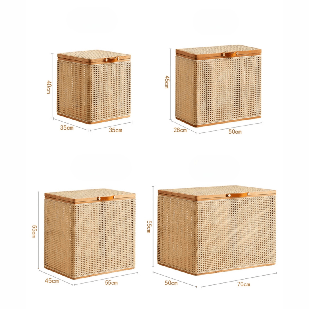 VINTANA Nordic Rattan Storage Box - Exclusivia