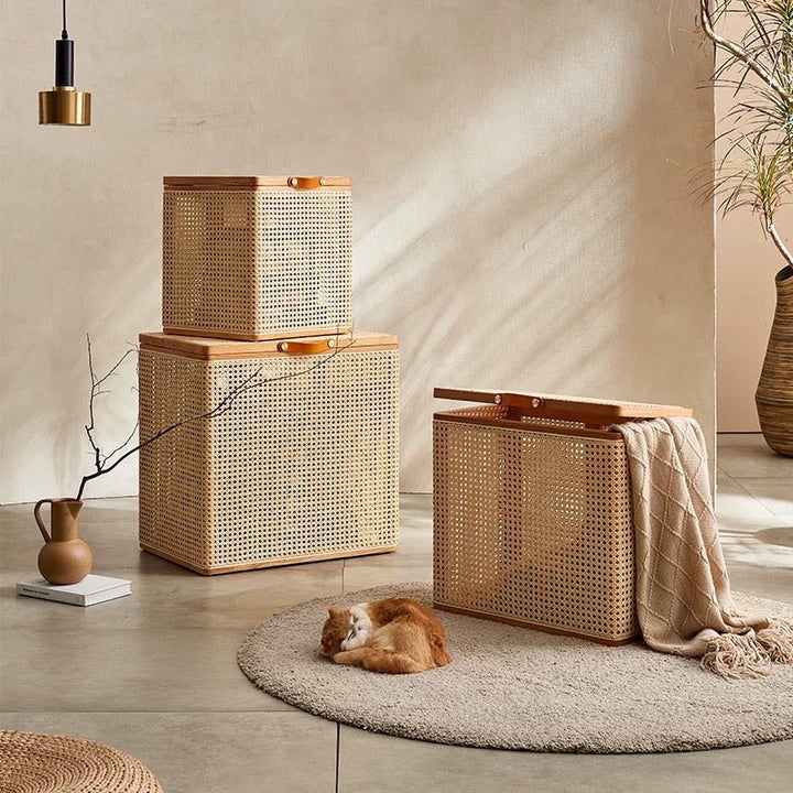 VINTANA Nordic Rattan Storage Box - Exclusivia