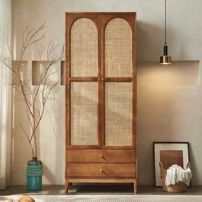 VINTANA Nordic Rattan Wardrobe - Exclusivia