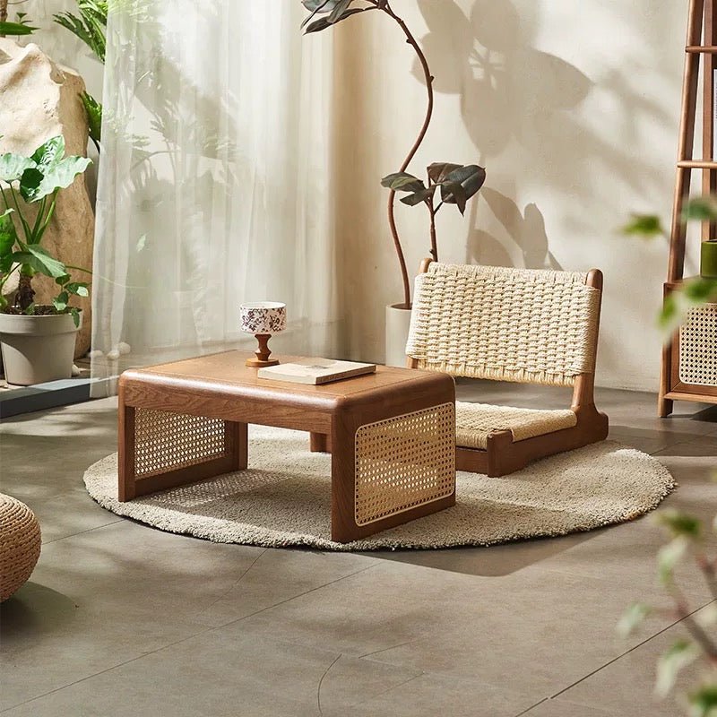 VINTANA Rattan Tea Table & Chair Set - Exclusivia