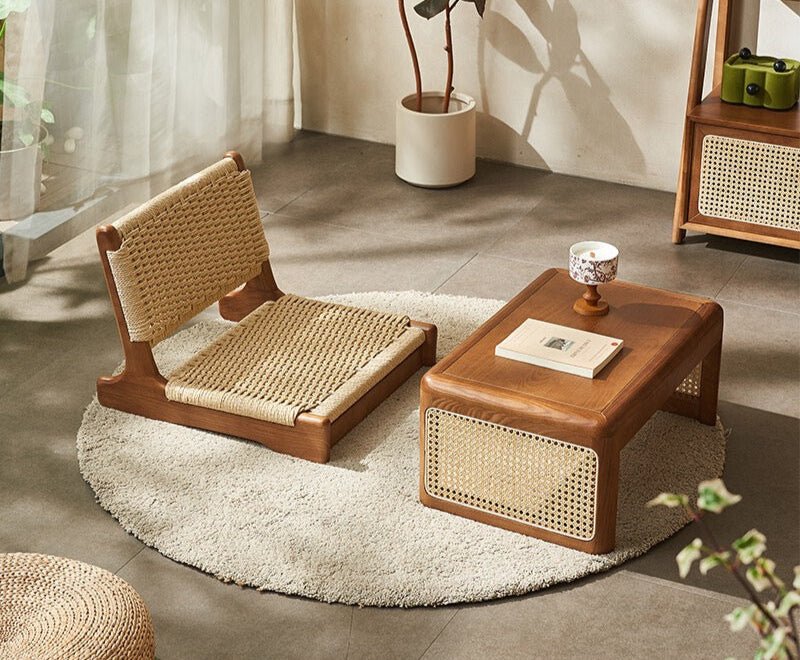VINTANA Rattan Tea Table & Chair Set - Exclusivia