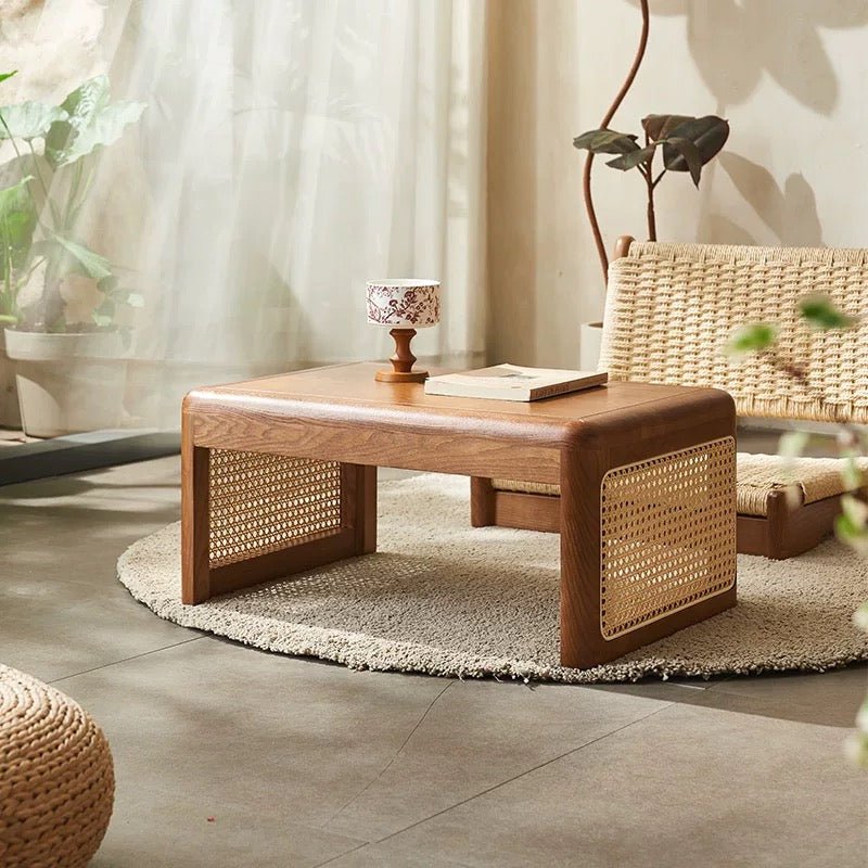 VINTANA Rattan Tea Table & Chair Set - Exclusivia