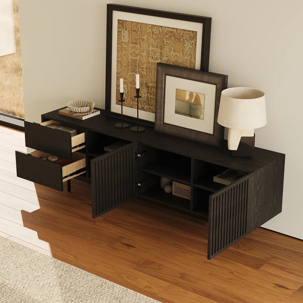 Vision 180 cm Mid - Century Modern TV Stand - Exclusivia