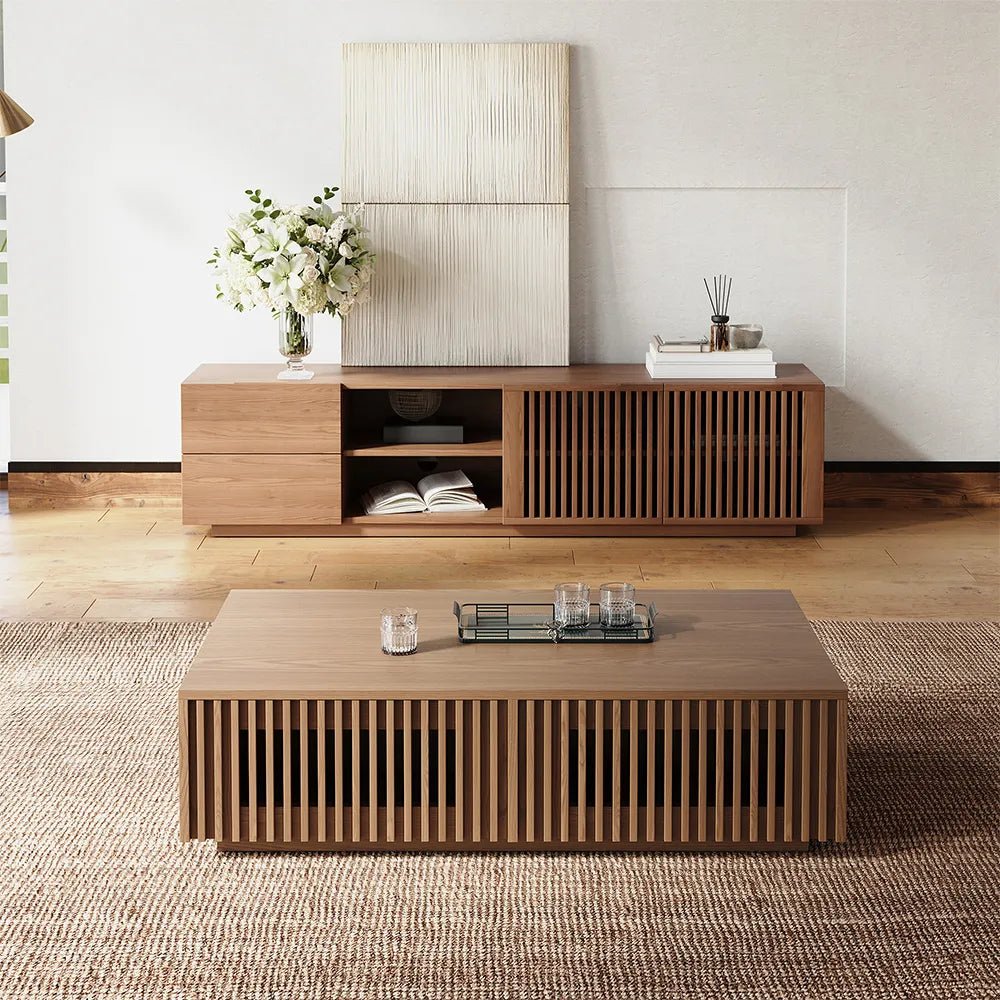 Vision 180 cm Mid - Century Modern TV Stand - Exclusivia