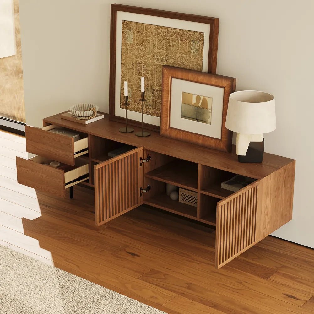 Vision 180 cm Mid - Century Modern TV Stand - Exclusivia