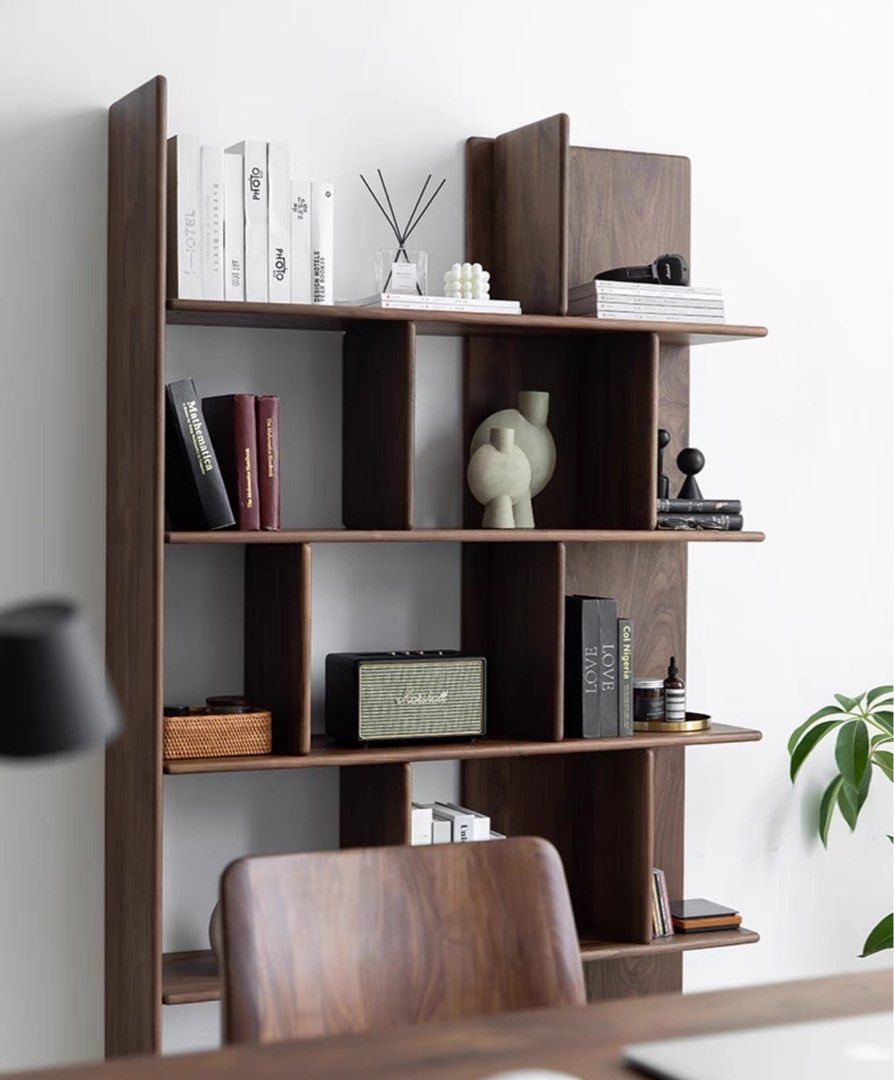 Walden Modern Solid Wood Display Shelf - Exclusivia