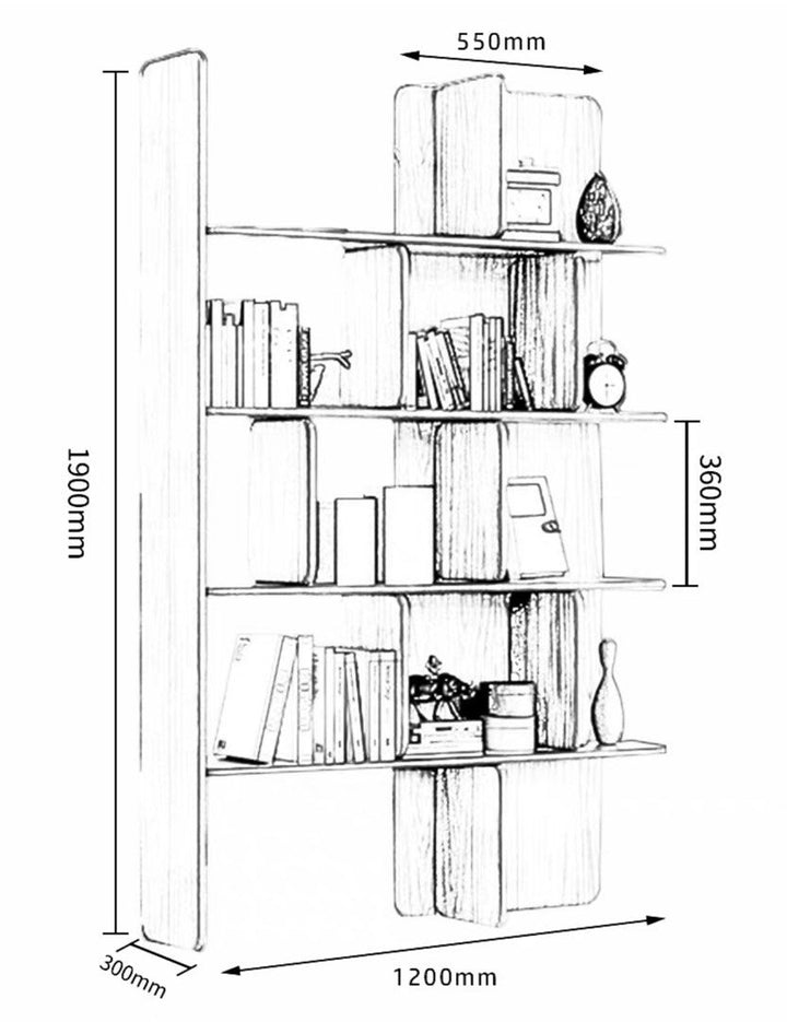 Walden Modern Solid Wood Display Shelf - Exclusivia