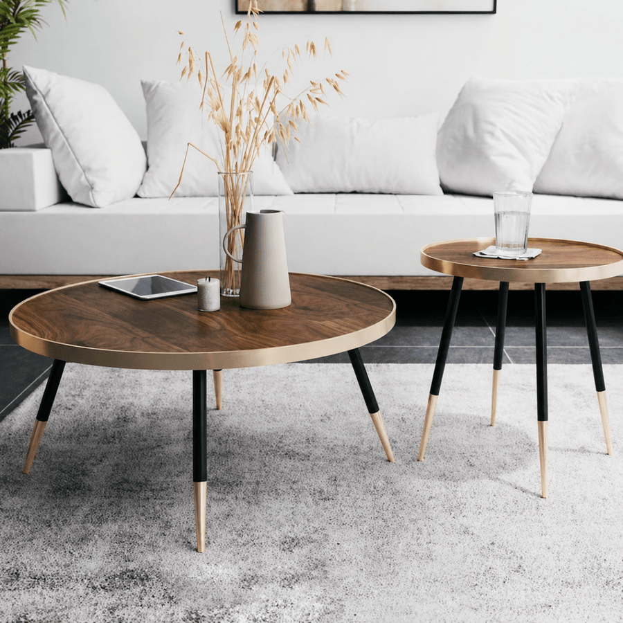 Walden Walnut Nesting Coffee Tables - Exclusivia
