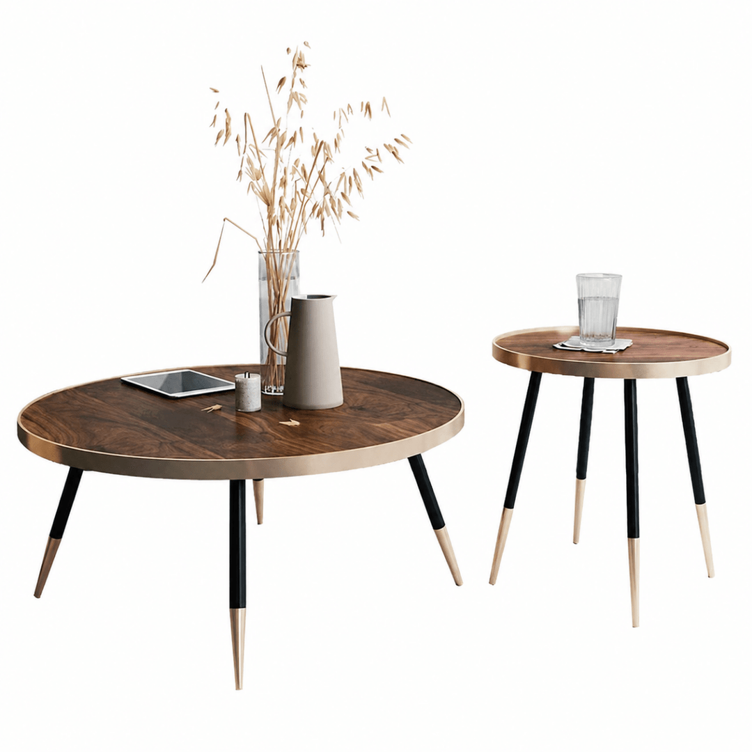 Walden Walnut Nesting Coffee Tables - Exclusivia