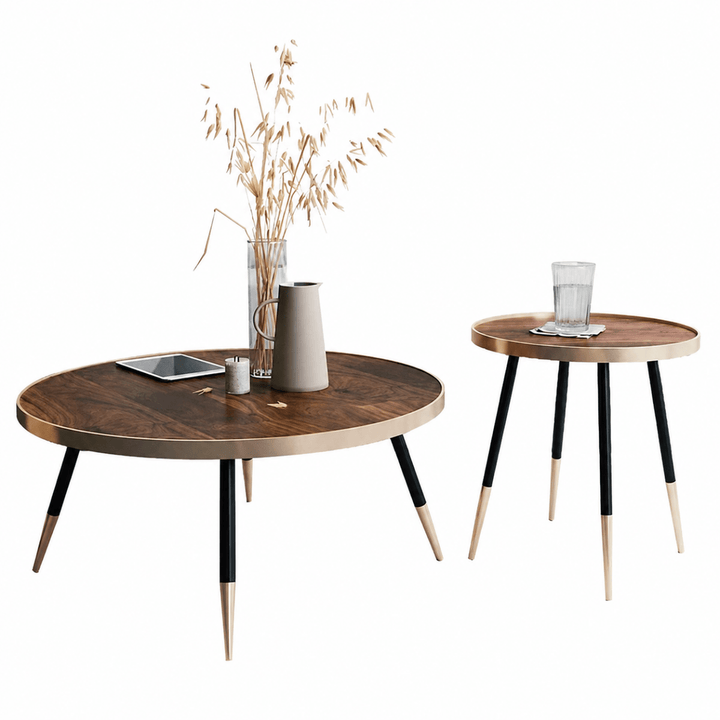 Walden Walnut Nesting Coffee Tables - Exclusivia
