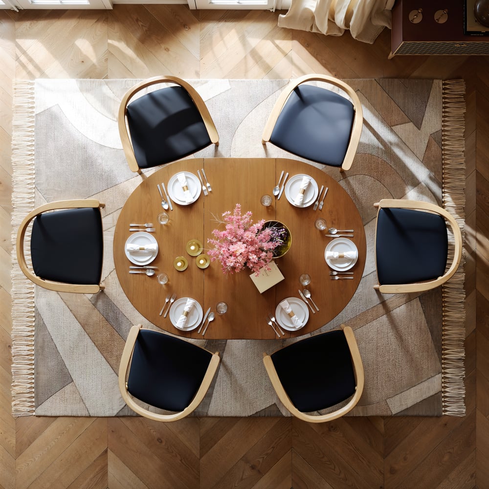 Aira Japandi Extendable Dining Table